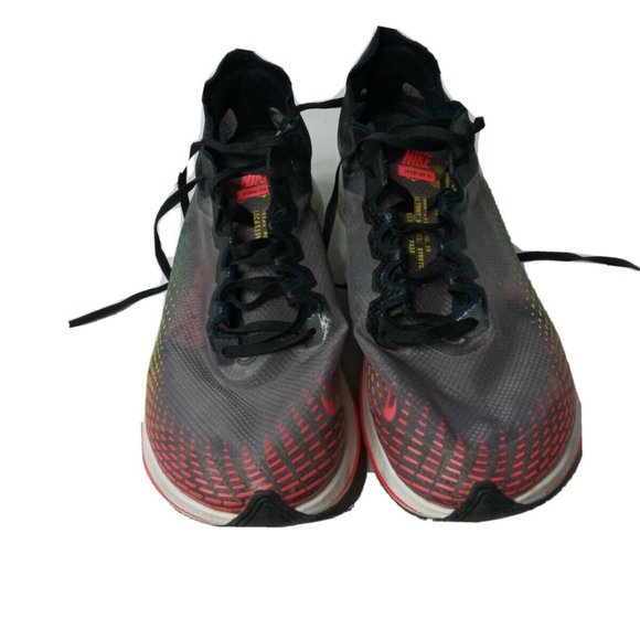 Nike Zoom Fly SP Fast Shoes Mens Size 15  Black Lucid Green Red Orbit - Picture 2 of 10